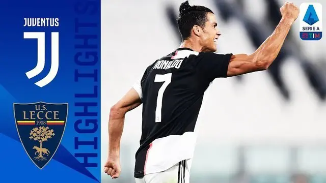 Berita Video Highlights Serie A, Penalti Cristiano Ronaldo Bawa Juventus Menang 4-0 atas Lecce
