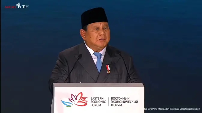 Prabowo Bicara di Forum Ekonomi Rusia, Tekankan Pentingnya MBG