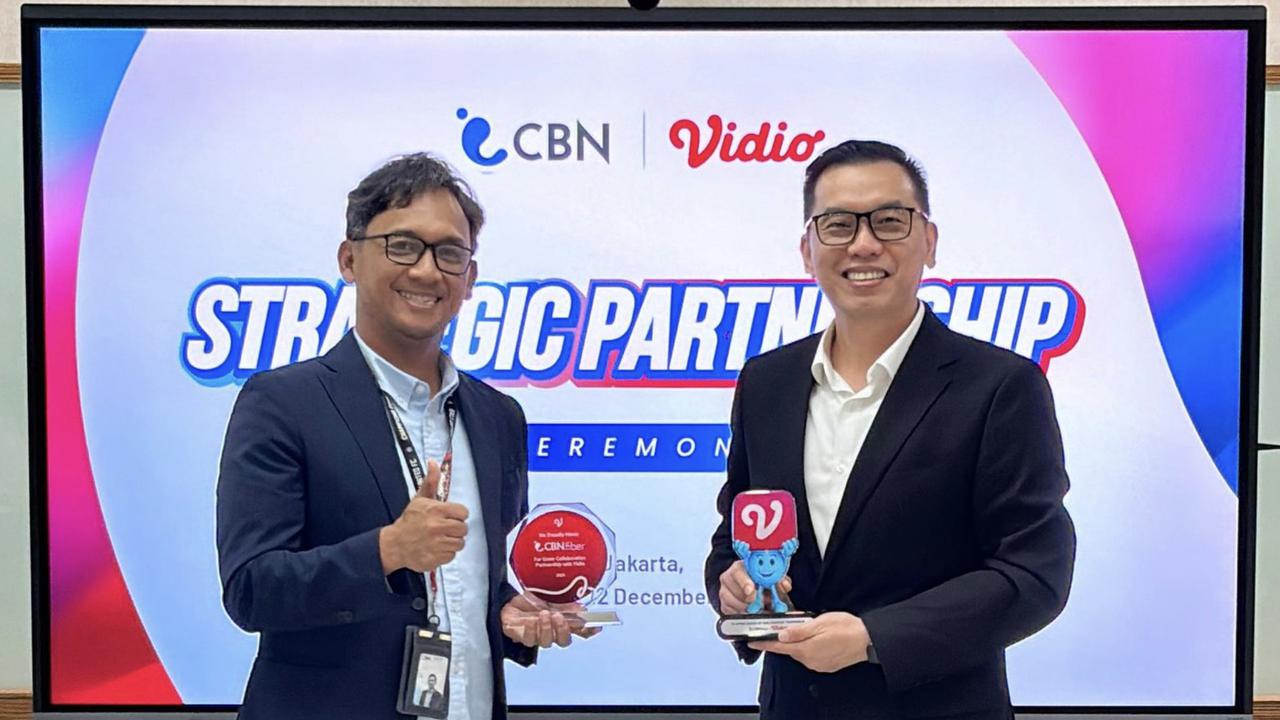 CBN Fiber Gandeng Vidio, Pelanggan Dapat Akses Hiburan Gratis 1 Bulan