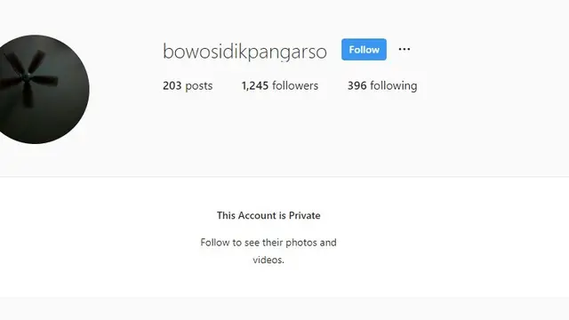 Instagram Bowo Sidik Pangarso