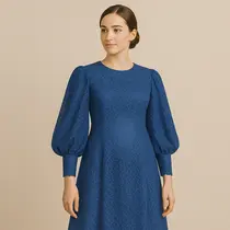 Model gamis kebaya brokat modern / AI Image