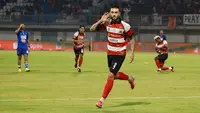 Dimitar Mitkov, penyerang Madura United asal Bulgaria. (Dok. ileague.id)