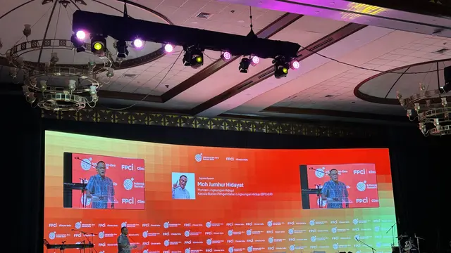 Jumhur Hidayat di Indonesia Net-Zero Summit 2026 Sabtu (1/8/2026) (Dok: Liputan6/Nasywa Fakhirah)