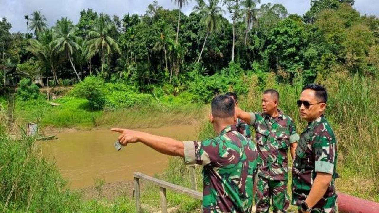 Kodim Muara Teweh Siapkan Pembangunan Jembatan Gantung di Liang Buah, Tingkatkan Aksesibilitas Warga