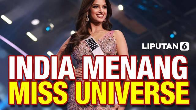 Harnaaz Sandhu berhasil memenangkan ajang Miss Universe 2021. Sandhu menjadi wanita ketiga dari India yang berhasil merebut title tersebut. Indonesia tidak mengirimkan wakil tahun ini karena pandemi Covid-19.