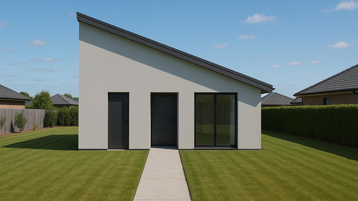 6 Rumah Minimalis 1 Lantai Atap Miring, Bikin Hunian Tampak Elegan