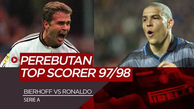 Berita Video Melihat Kembali Momen Persaingan Ronaldo dan Oliver Bierhoff di Serie A Musim 1997/1998