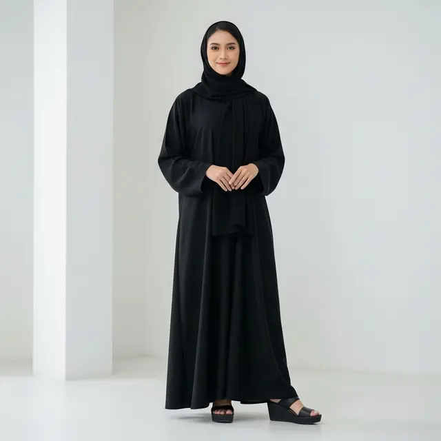 Model Gamis Abaya Arab yang Elegan/Ilustrasi Gemini AI