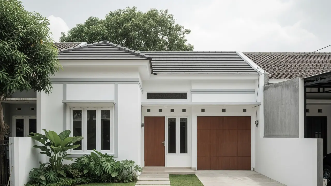 Desain Rumah Budget di Bawah Rp 200 Juta Ada Garasi
