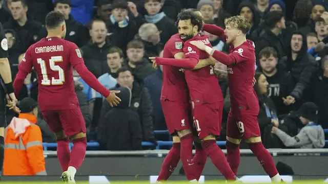 Foto: Manchester City Depak Juara Bertahan Liverpool dari Carabao Cup 2022/2023