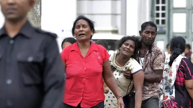 Juru Bicara Kepolisian Sri Lanka, Ruwan Gunasekera mengatakan jumlah tersangka yang telah ditahan saat ini mencapai 40 orang (AFP)