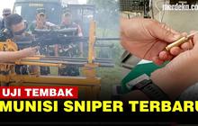 VIDEO: Dislitbang TNI AD Lakukan Uji Tembak Munisi Sniper Terbaru Rancangan Pindad