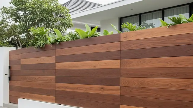 Model Pagar Rumah Tinggi 2 Meter Privasi dan Keamanan Terjamin