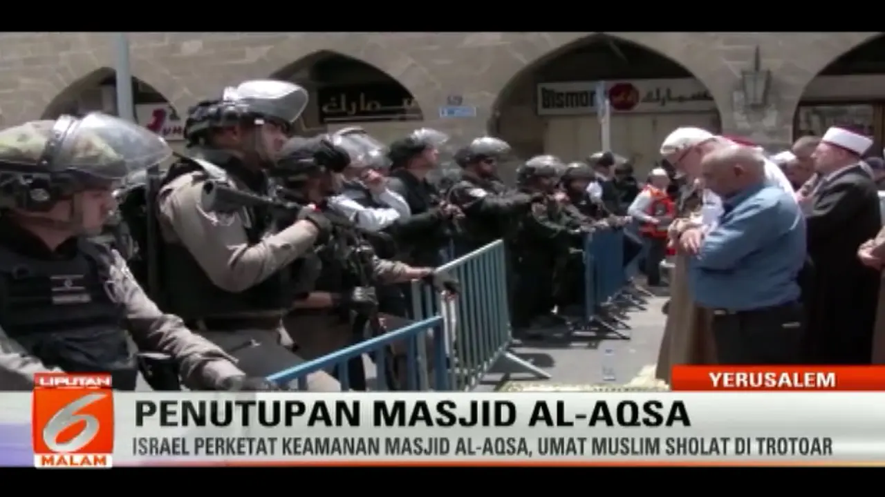 Israel Kukuh Tutup Pintu Masuk Masjid Al-Aqsa