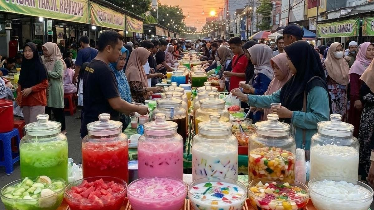 25 Ide Jualan Takjil Ramadan 2026 Modal Sirup, Paling Laris dan Segar