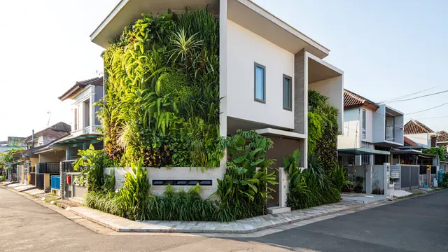 Desain Rumah Sederhana untuk Tanah Hook (AI)