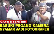 VIDEO: Menteri Basuki 'Menyamar' Jadi Fotografer Bareng Bule di G20