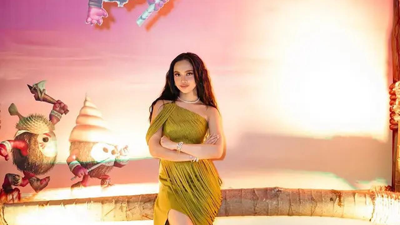6 Potret Lyodra Ginting di Premiere Film Moana 2, Ditemani Randy Martin