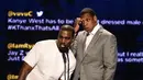 Kanye West mengaku bahwa dirinya merasa kecewa saat Jay-Z tak hadir dalam pesta pernikahannya dengan Kim Kardashian. (MICHAEL BUCKNER / GETTY IMAGES NORTH AMERICA / AFP)