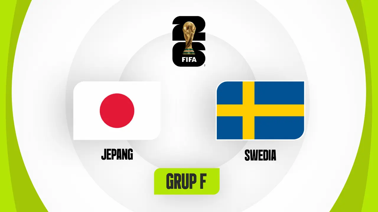 Timnas Jepang Vs Timnas Swedia di Piala Dunia 2026.