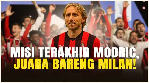 VIDEO: Di Usia 39 Tahun, Luka Modric Tantang Serie A Bersama AC Milan!