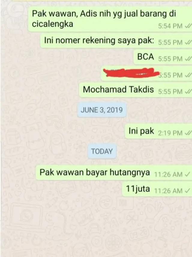 6 Chat Pura-Pura Lupa Punya Utang Ini Bikin Geregetan
