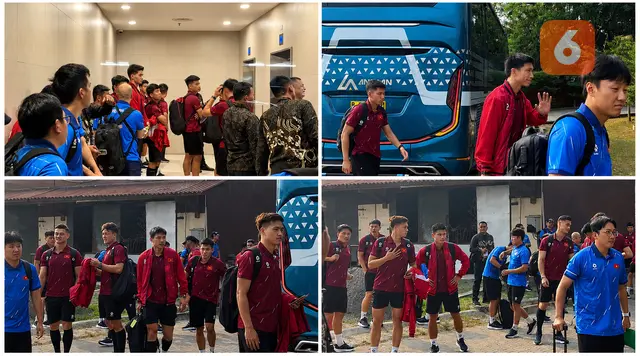 Vietnam Sudah Tiba di Indonesia, Hanya Sekali Latihan Jelang Laga Piala AFF 2026