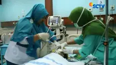 Hingga siang tadi, kondisi bayi perempuan berumur 15 bulan ini masih terbaring lemah. Untuk bernapas, Calista dibantu ventilator atau alat bantu pernapasan.