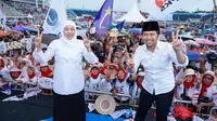 Kampanye Akbar Khofifah-Emil Disambut Antusias Warga Jatim