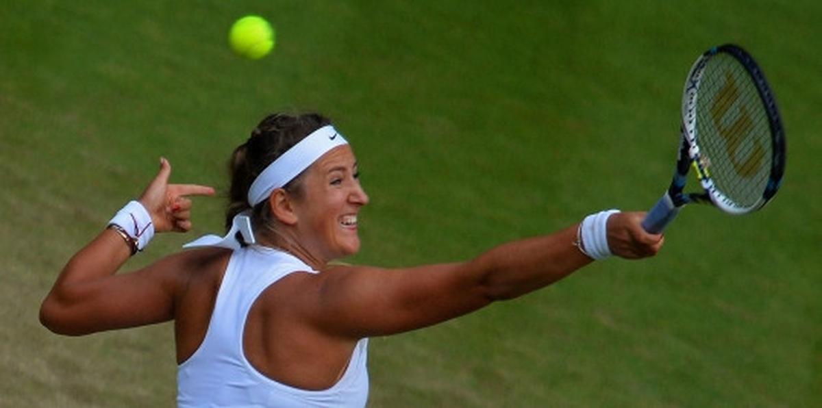 Ekspresi kocak petenis cantik dunia di kejuaraan Wimbledon