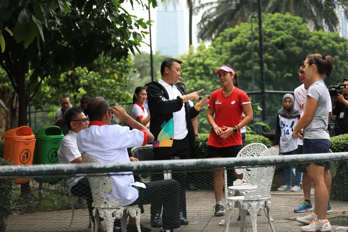 Menpora, Asian Games 2018, Tenis