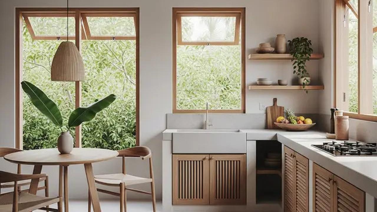 7 Model Dapur Tropis Minimalis untuk Rumah Kampung yang Adem dan Cantik