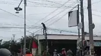 Viral Teknisi WiFi Tewas Kesetrum Listrik di Nganjuk, Tubuhnya Menggelantung di Kabel