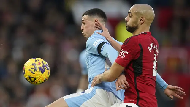 Liga Inggris Manchester United vs Manchester City