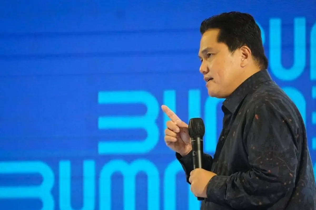 Menteri BUMN Erick Thohir mengumpulkan 42 direksi dari lembaga-lembaga dana pensiun (Dapen) di lingungan BUMN. (Dok Kementerian BUMN)