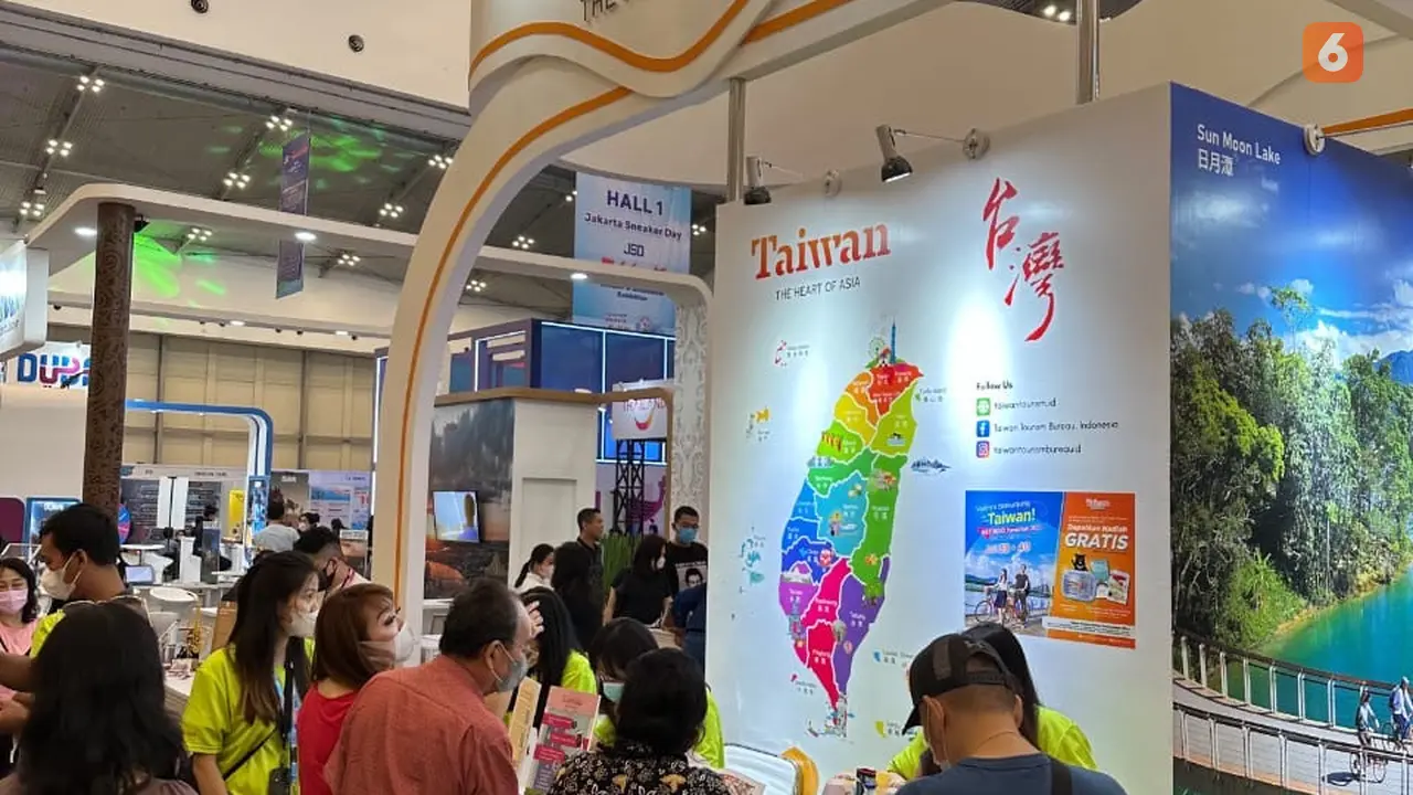 Paviliun Taiwan di Astindo Travel Fair