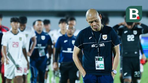 Foto: Wajah Lesu dan Kecewa Skuad Timnas Indonesia U-17 Setelah Dipermalukan China