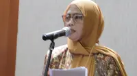 Kepala Dinas Kesehatan (Kadinkes) Kabupaten Kuningan dr. Hj. Susi Lusiyanti, MM. soal kusta. Foto: dok pribadi.