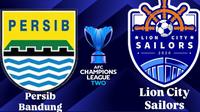 Persib Bandung vs Lion City Sailors di AFC Champions League 2. (Bola.com/Benediktus Gerendo Pradigdo)