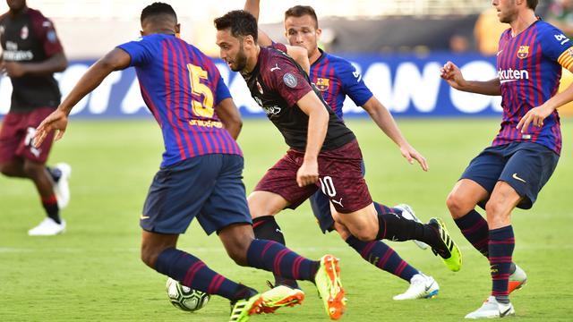 Gol Silva Bawa AC Milan Menang Tipis Atas Barcelona