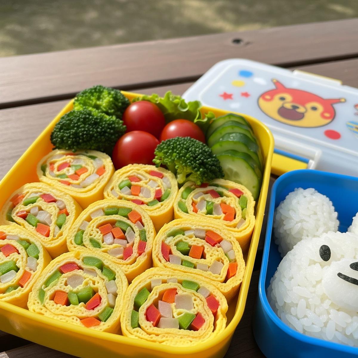 Ide Bekal Anak dengan 3 Bahan Saja (AI Generated)