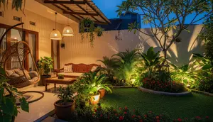 10 Cara Membuat Teras Rumah Terlihat Lebih Mewah dengan Taman Kecil dan Tanaman Hijau