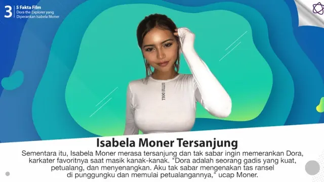 [Bintang] 5 Fakta Film Dora the Explorer yang Diperankan Isabela Moner