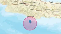 Gempa M4,2 di Laut Barat Daya Pangandaran