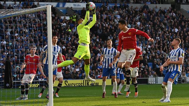 FOTO: Manchester United Dipermalukan Brighton and Hove Albion