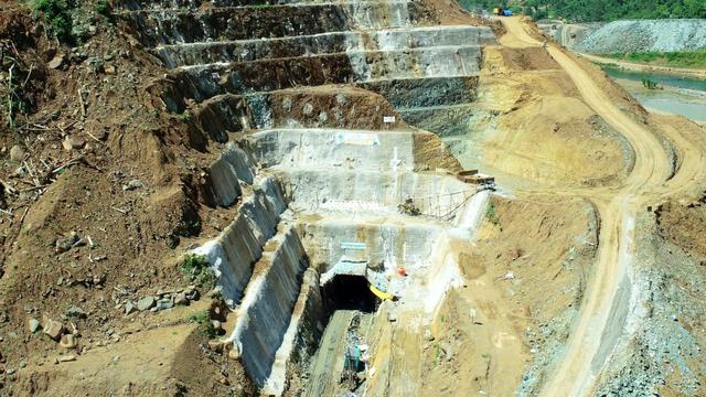 PUPR tengah mengerjakan pembangunan Bendungan Budong-Budong di Kabupaten Mamuju Tengah, Provinsi Sulawesi Barat (Sulbar).