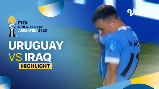 Berita Video, Highlights pertandingan Piala Dunia U-20 antara Uruguay Vs Irak pada Selasa (23/5/2023)