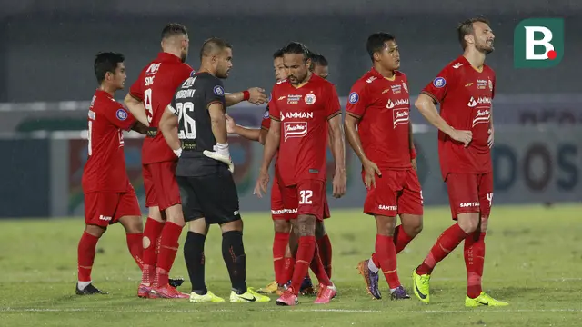 Foto: Kekecewaan Pemain Persija Jakarta Usai Kembali Gagal Menang di BRI Liga 1