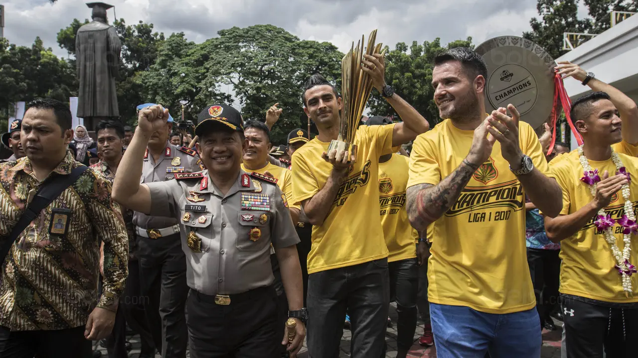 Perayaan Juara Bhayangkara FC