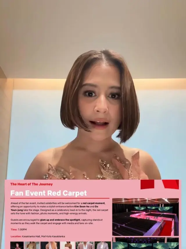 Gaya Prilly Latuconsina di Red Carpet Film Terbaru Kim Seon Ho dan Go Youn Jung, Sempat Drama Risleting Lepas hingga Akui Insecure Pakai Dre